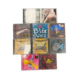 Aerosmith CD Lot 10 Albums Pandora Box Big Ones Get a Grip Rock Music Collection